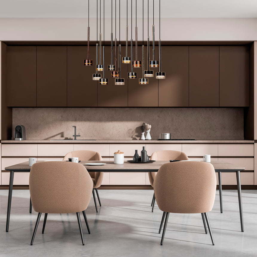 Mantra Tonic Lámpara de techo colgante 14 luces cristal multicolor 7879