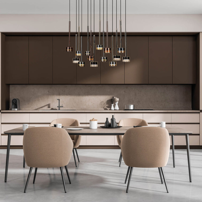 Mantra Tonic Lámpara de techo colgante 14 luces multicolor 7878