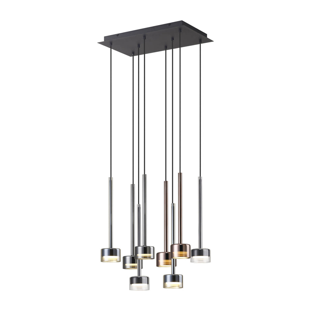 Mantra Tonic 8-Light Multi-Color Pendant Ceiling Lamp 7880