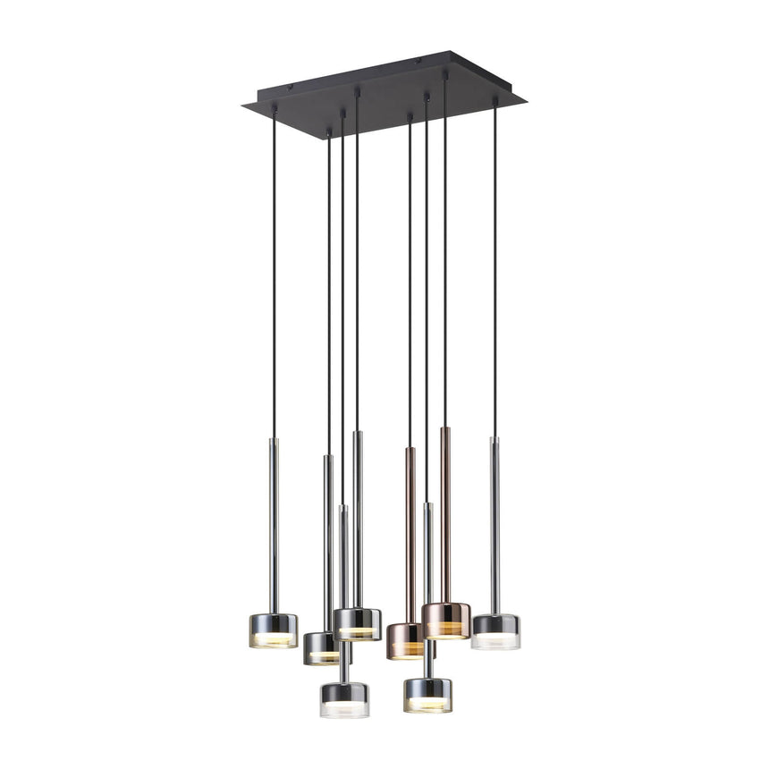 Mantra Tonic 8-Light Multi-Color Pendant Ceiling Lamp 7880