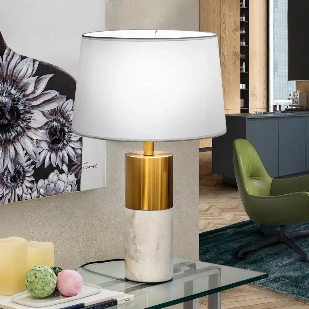 Schuller Lucian Table Lamp White Marble 788397