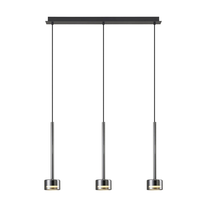 Mantra Tonic Lámpara de techo colgante 3 Luces cromo 7883