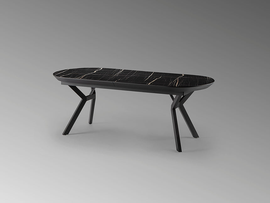 Schuller Antea Mesa comedor T mármol negro 789235