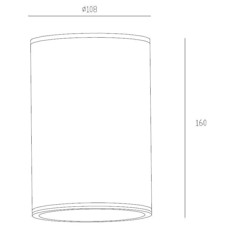 Mantra Volcano Outdoor ceiling light E27 1 Light IP54 dark gray 7908