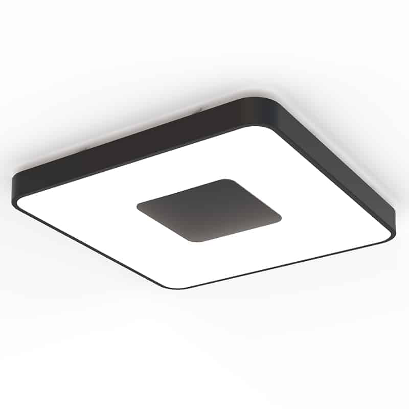 Mantra Coin Plafón LED 100W 2700K-5000K Control Remoto negro 7917