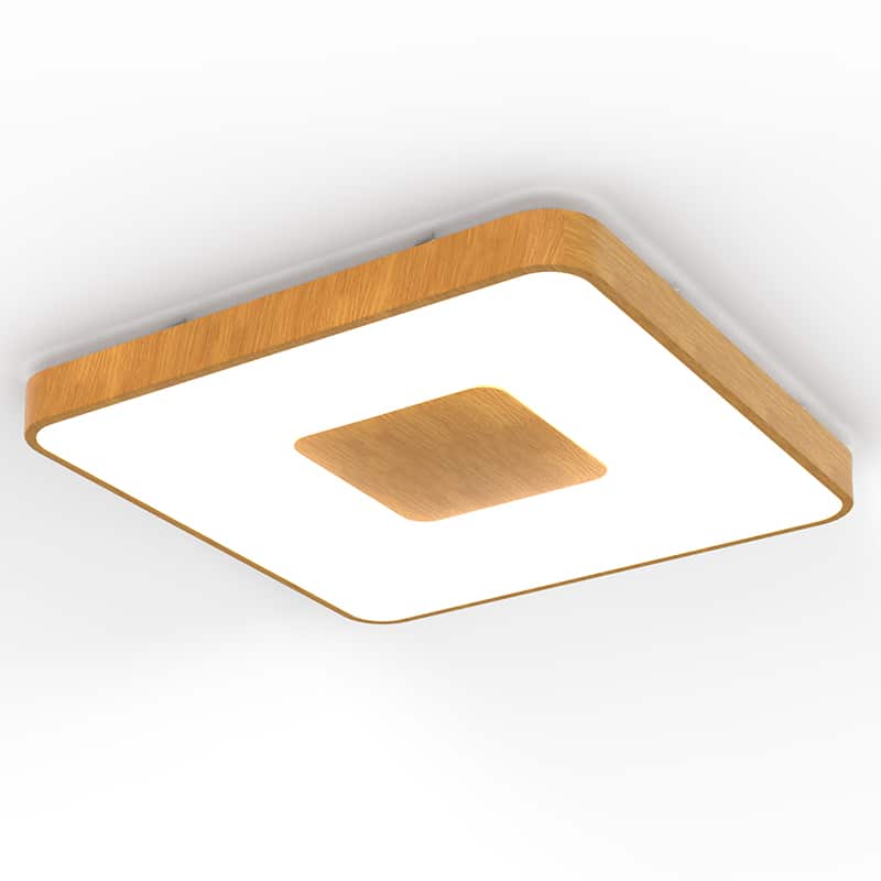 Mantra Coin LED Ceiling Light 100W 2700K-5000K Remote Control Wood, Beige, Brown 7918