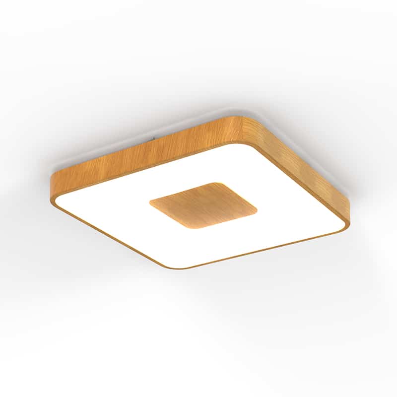 Mantra Coin LED Ceiling Light 80W 2700K-5000K Remote Control Wood, Beige, Brown 7921