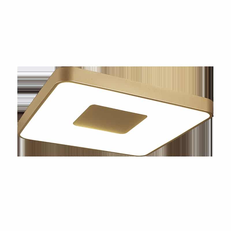 Mantra Coin LED Ceiling Light 80W 2700K-5000K Remote Control Gold 7926