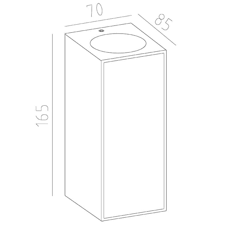 Mantra Beret Aplique exterior gris oscuro 7929