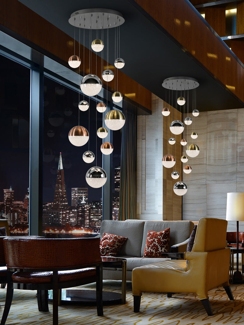 Schuller Sphere Pendant Light 14 Lights Dimmable D60 793258D