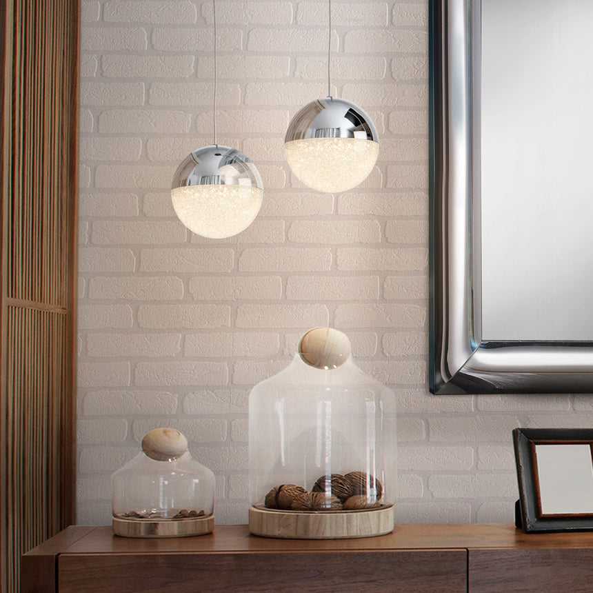 Schuller Sphere Lámpara de techo colgante cromo 793301