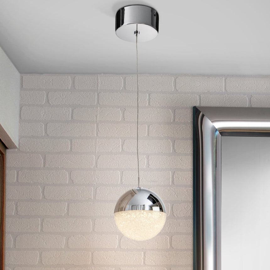 Schuller Sphere Pendant Ceiling Lamp Chrome 793301