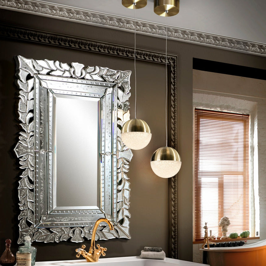 Schuller Sphere Pendant Ceiling Lamp Brass 793429