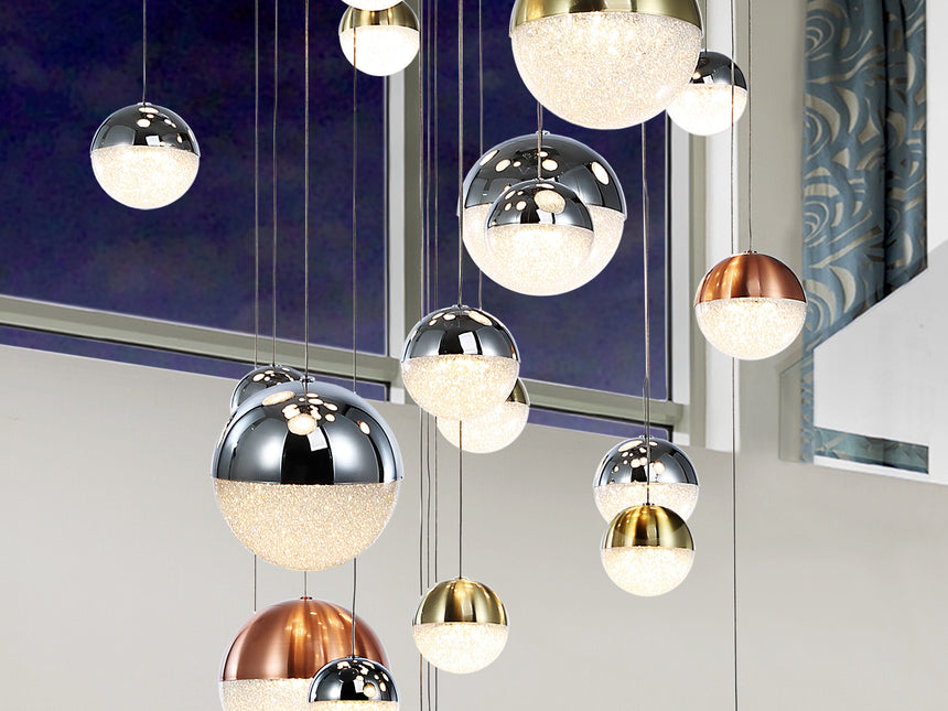 Lámpara de techo colgante Schuller Sphere grande 27 luc - ambiente