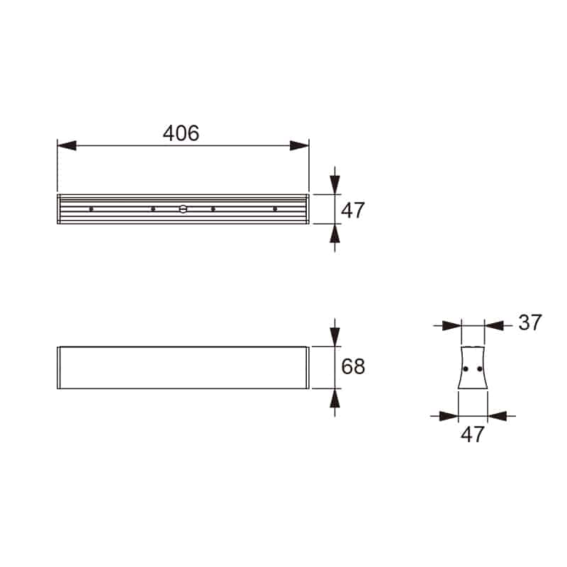 Mantra Hanok Plafón LED 14W 3000K 110º negro 7951