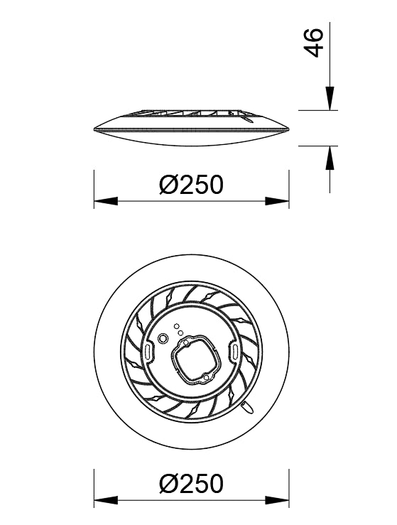 Mantra Slim Plafón LED 16W 4000K blanco 7971