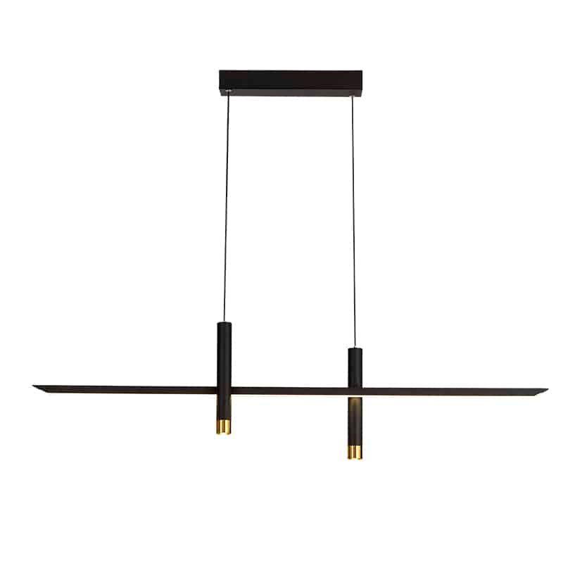 Mantra Esparta Lámpara de techo colgante LED 30W 3000K negro, dorado 7981