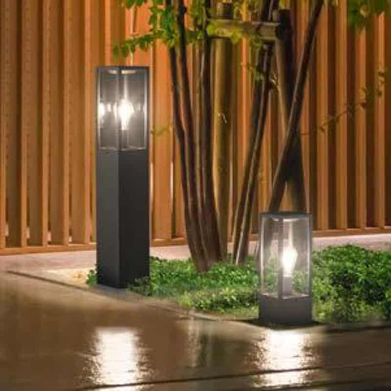 Trio Garonne Baliza exterior de aluminio antracita 201860242