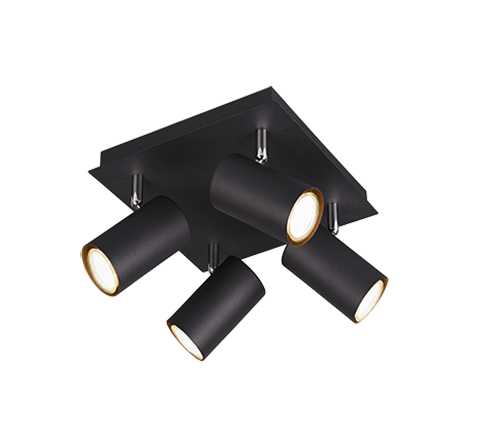 Trio Marley Metal spotlight black mat 802430432
