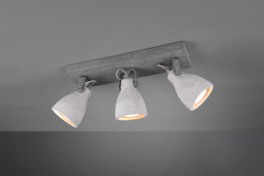 Foco Trio Concrete LED look 3000K 35cm 802500378