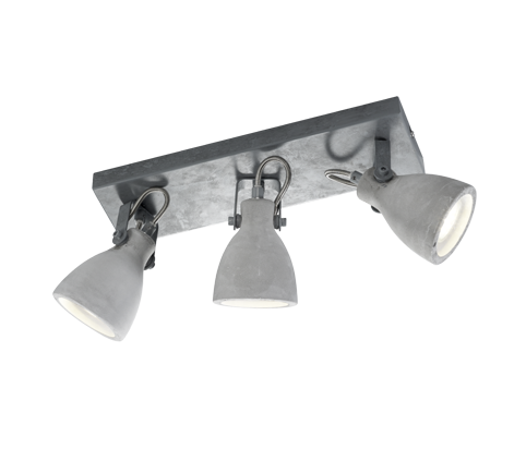 Foco Trio Concrete LED look 3000K 35cm 8