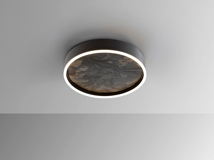 Plafón Schuller Stone LED negro y gris CCT Ø40cm 803120 - imagen 5