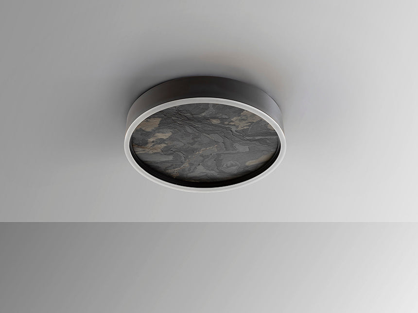 Plafón Schuller Stone LED negro y gris CCT Ø40cm 803120 - imagen 6
