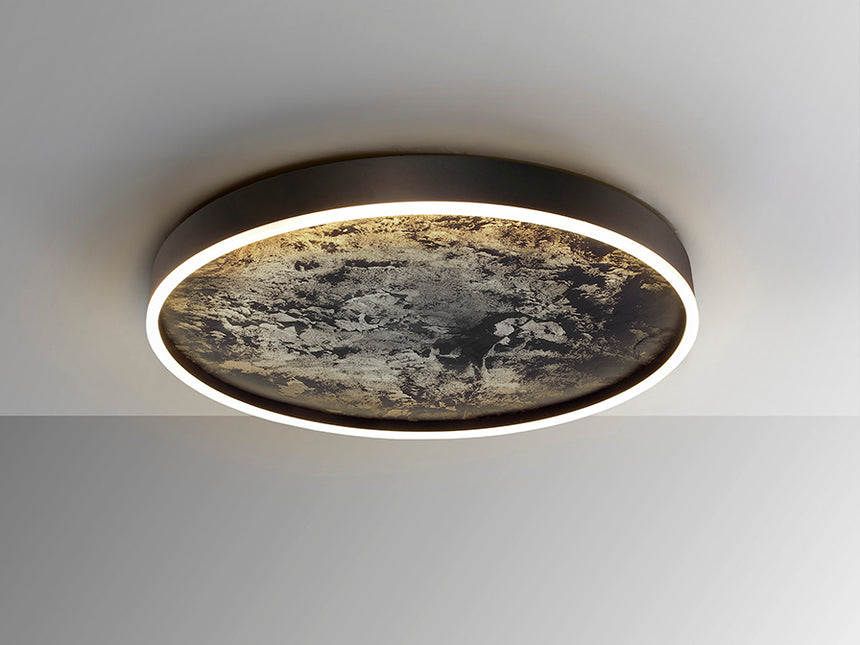 Plafón Schuller Stone LED negro y gris CCT Ø60cm 803359 - imagen 4