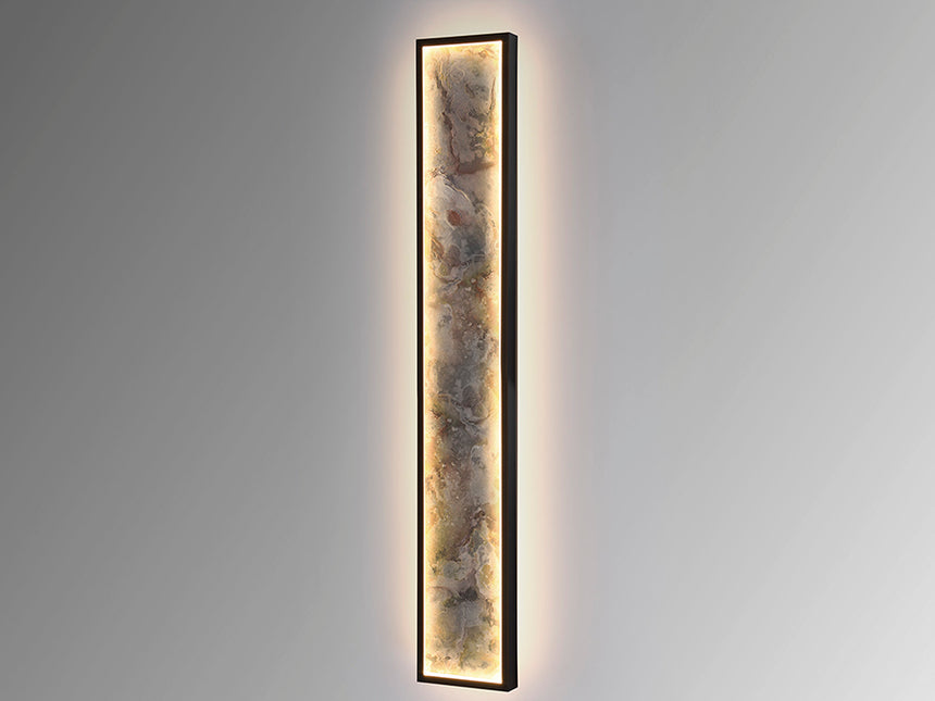 Plafón/Aplique de pared Schuller Stone LED negro y gris CCT 803410 - imagen 5