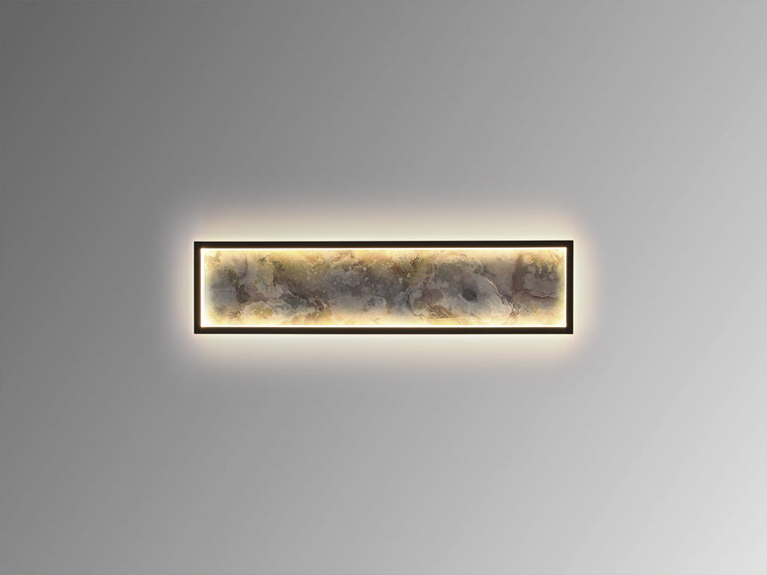Plafón/Aplique de pared Schuller Stone LED negro y gris CCT vista 2