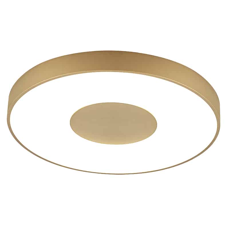 Mantra Coin LED Ceiling Light 100W 2700K-5000K Remote Control Gold 8036