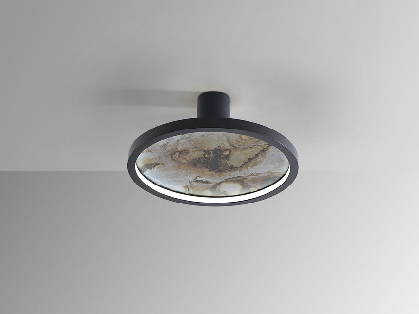 Plafón/Aplique de pared Schuller Stone LED negro y gris CCT Ø32cm vista 4