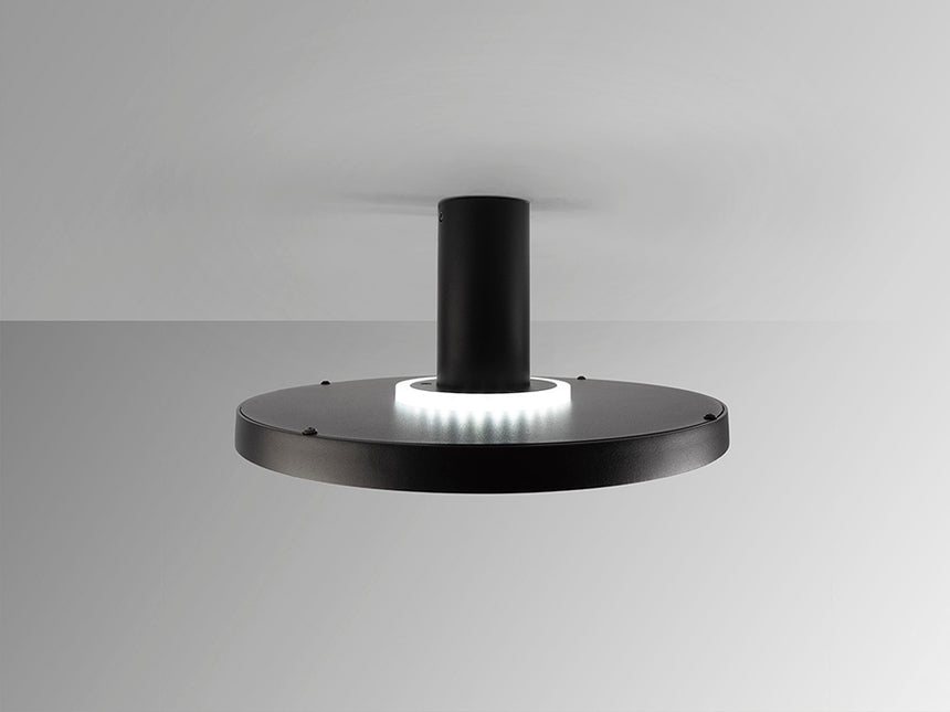 Plafón/Aplique de pared Schuller Stone LED negro y gris CCT Ø32cm 803641 - imagen 7