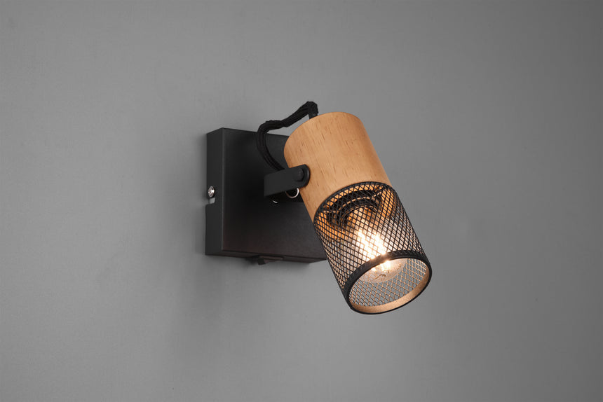 Trio Tosh Black mat metal spotlight 804370132