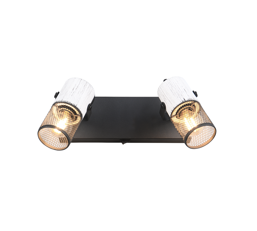 Foco Trio Tosh LED black and white 2700K 26cm 804370234