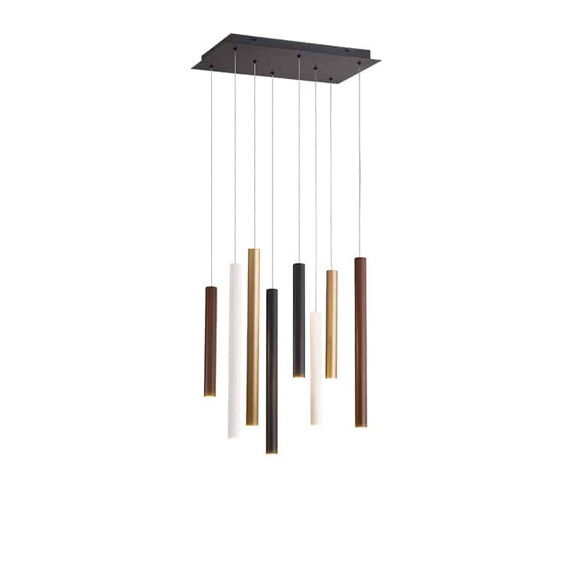 Mantra Cala LED Pendant Ceiling Lamp White, Black, Gold, Brown 8083