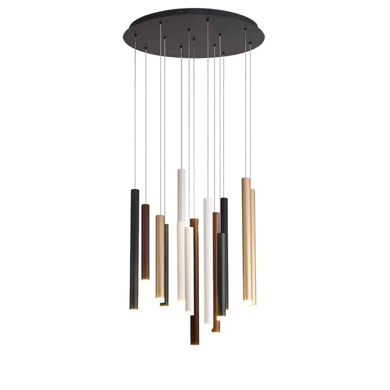 Mantra Cala LED Pendant Ceiling Lamp White, Black, Gold, Brown 8084