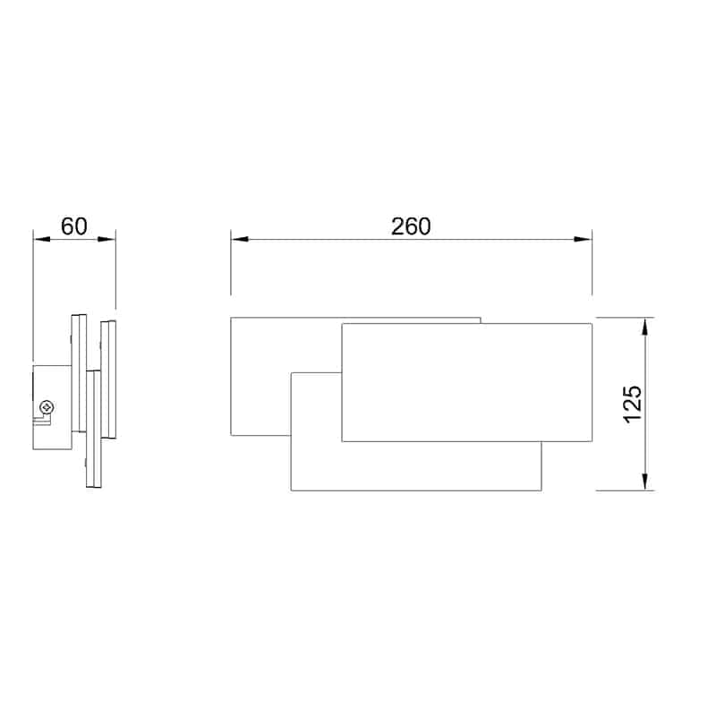 Mantra Tahiti Xl LED Wall Lamp 12W 3000K white 8089