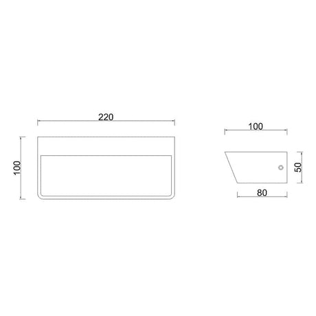 Mantra Altea Aplique LED 21W 3000K blanco 8093