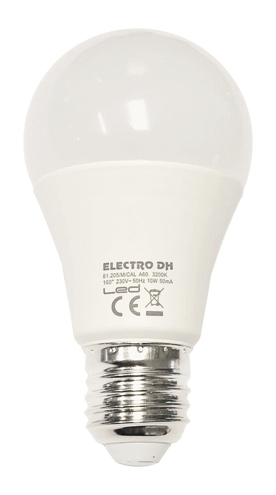 Electro DH Bombilla LED estándar 9W 6500K crepuscular 81205/CR/DIA