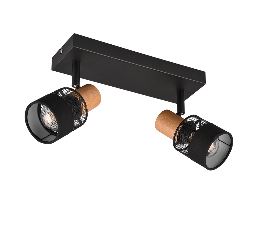 Foco Trio Nandini LED negro mate 2700K 38,5cm 811700232