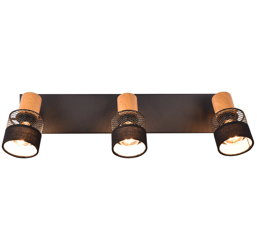 Foco Trio Nandini LED negro mate 2700K 58,5cm 811700332