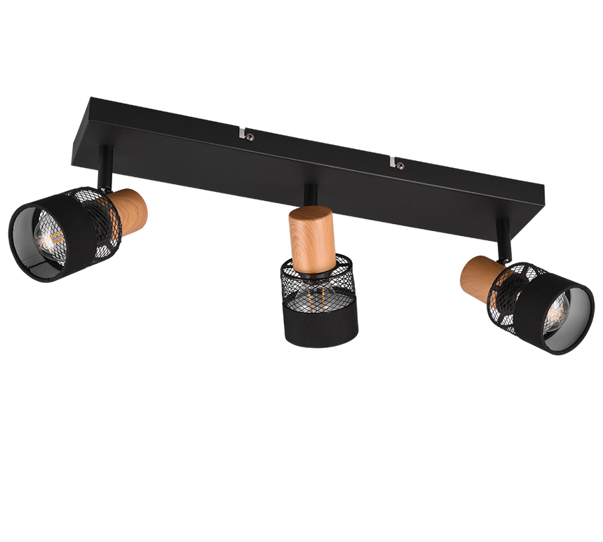 Foco Trio Nandini LED negro mate 2700K 58,5cm 811700332