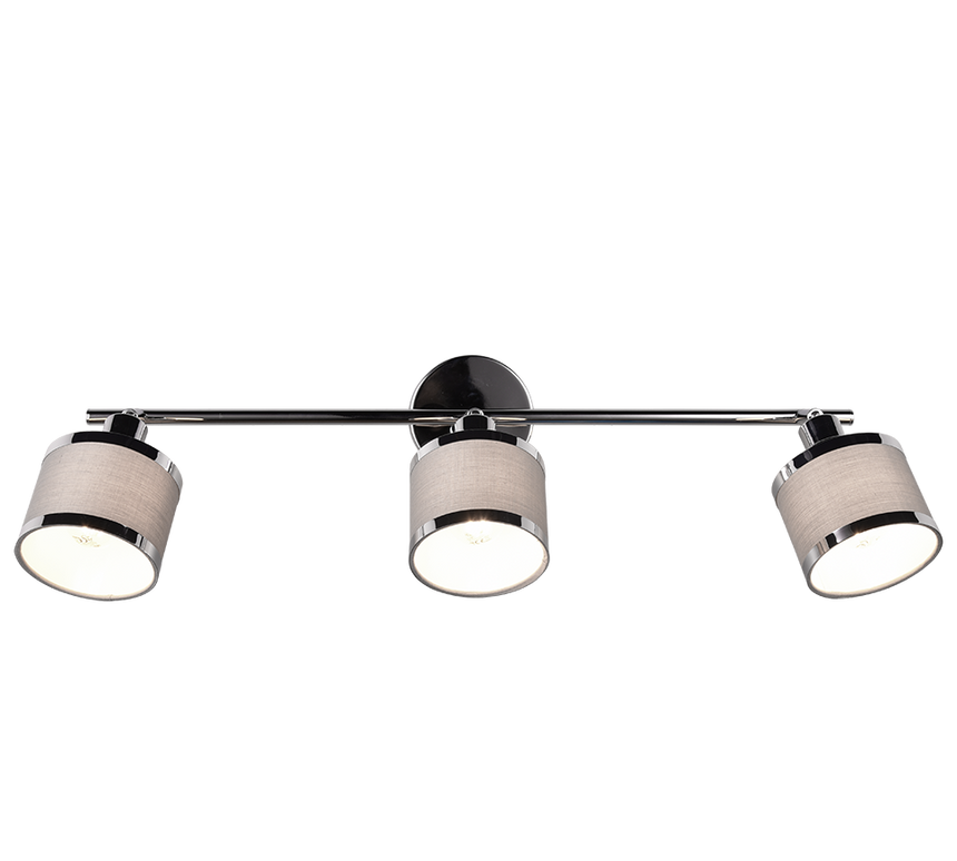 Foco Trio Arosa LED cromo 2700K 80,5cm 812100306