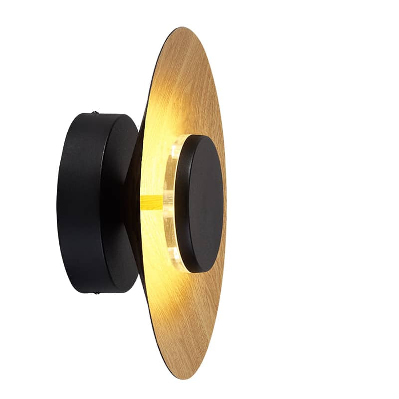 Mantra Orion Aplique LED 8W 3000K negro, madera, beige, marrón 8123