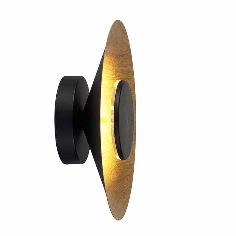 Mantra Orion Aplique LED 20W 3000K negro, madera, beige, marrón 8126