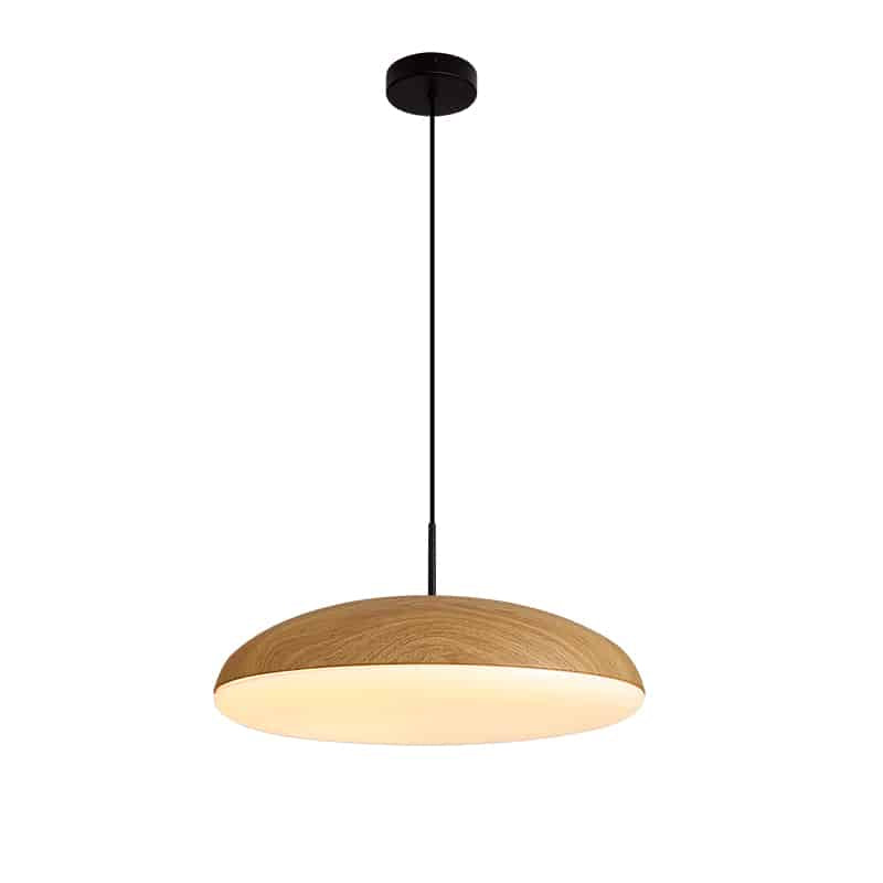 Mantra Kazz 6-Light Pendant Ceiling Lamp, Wood, Beige, Brown 8142