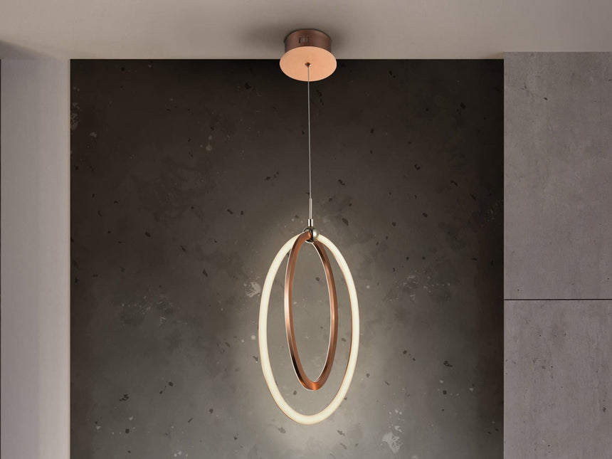 Schuller Ocellis 814263 LED Pendant Light Rose Gold