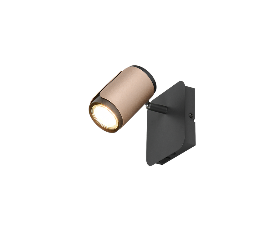 Foco Trio Gillan marrón café 814570165