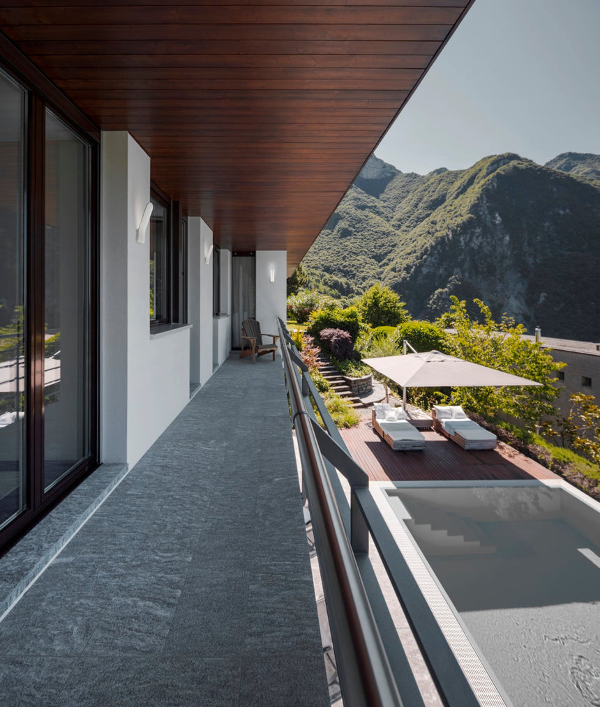 Mantra Andes Aplique exterior LED IP65 blanco 8152 - en ambiente